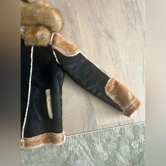 NWOT Jordan Craig Cotton Black and Tan Jacket - Picture 3 of 12